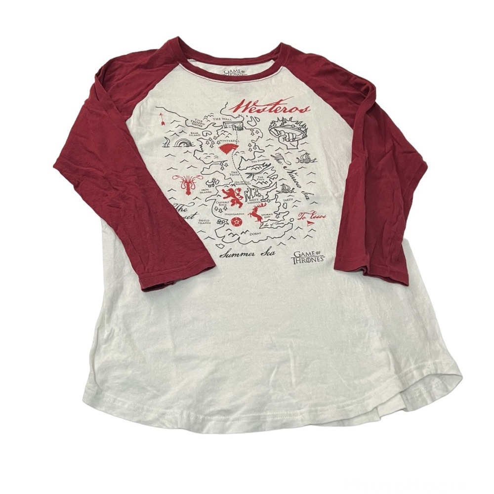Game of Thrones | Map of Westeros Long Sleeve T-shirt